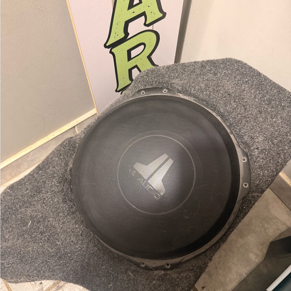JL Audio Black Car Subwoofer